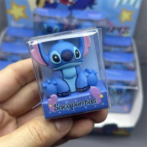 Disney-Stitch Silicone Pencil Sharpener, DIY Pencil Sharpener, Lilo e Stitch, Orelhas Longas Aprendizagem Papelaria, Pen Planer, Ornamentos