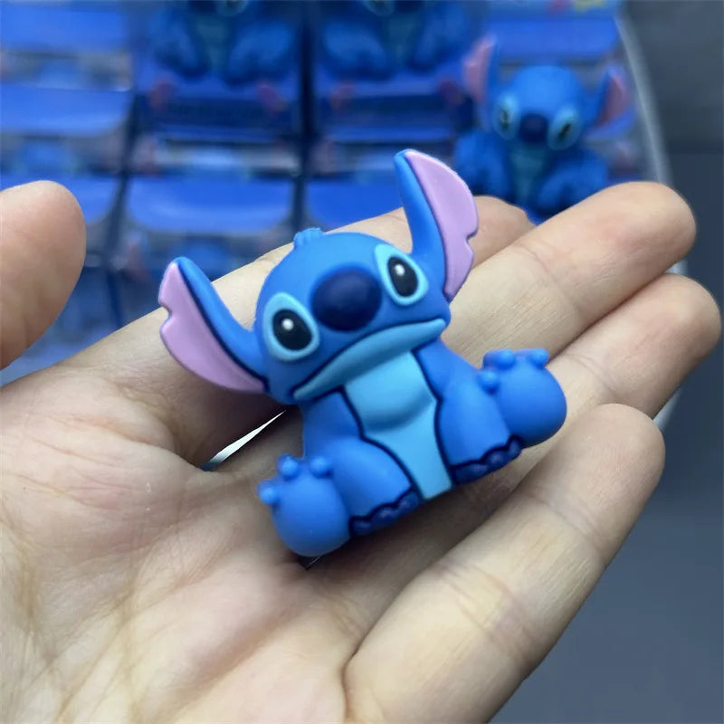 Disney-Stitch Silicone Pencil Sharpener, DIY Pencil Sharpener, Lilo e Stitch, Orelhas Longas Aprendizagem Papelaria, Pen Planer, Ornamentos