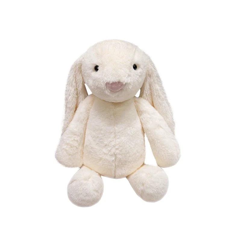 Kawaii Orelha Longa Coelho Brinquedo De Pelúcia, Boneca Coelhinho Recheado, Bebês Companheiro De Dormir, Presente Infantil