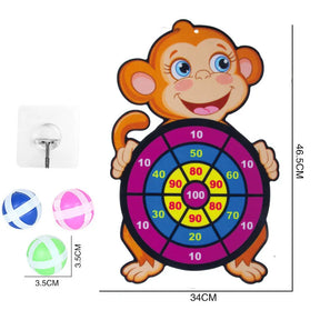 Brinquedos educativos para crianças, jogos de tabuleiro de dardo para crianças, festa interna e externa, jogos esportivos, dardos com bolas pegajosas