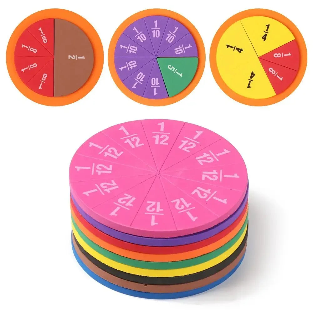 Montessori Early Educational Math Teaching Tool for Kids, Instrumento de Matemática, EVA Round Shape, Desenvolvimento STEM Toy, Presentes para Crianças, 51PCs