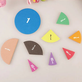 Montessori Early Educational Math Teaching Tool for Kids, Instrumento de Matemática, EVA Round Shape, Desenvolvimento STEM Toy, Presentes para Crianças, 51PCs