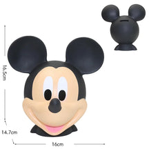 Mickey mouse figura de ação modelo cofrinho anime criança brinquedos pato donald dos desenhos animados boneca poupança pote mudança jar decoração