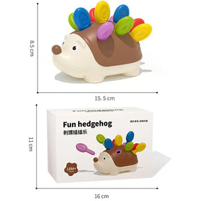 Montessori Hedgehog Brinquedos para Bebê, Coordenação Mão-Olho, Treinamento Motor Fino, Desenvolver Concentração, Crianças Brinquedos Educativos Sensoriais