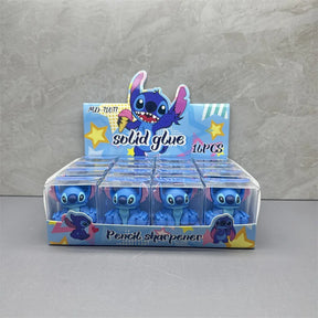 Disney-Stitch Silicone Pencil Sharpener, DIY Pencil Sharpener, Lilo e Stitch, Orelhas Longas Aprendizagem Papelaria, Pen Planer, Ornamentos